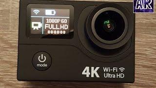 DAILY Action Kamera WiFi / Dual Display / 4K UHD@25FPS inkl. Zubehör/Fernbedienung