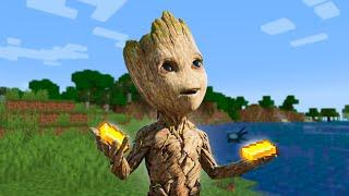 I Am Groot Trailer in minecraft