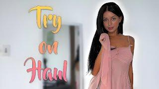 [4K] See Everything Transparent Lingerie Transparent Haul See through Try On New Trend Try On Haul..