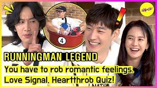 [RUNNINGMAN] You have to rob romantic feelings. Love Signal, Heartthrob Quiz! (ENGSUB)