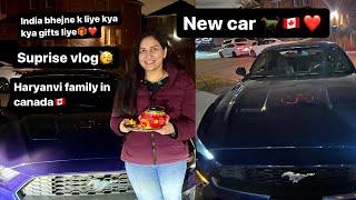 Our new car in canada️| canadian life️| Gift to send india | #nikkisworld