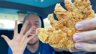 Popeyes NEW Rip'n Chicken Big Box (2021) Food Review