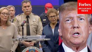 LA Officials Asked Point Blank: 'Is It Not Disturbing' That No One Has Spoken Directly With Trump?