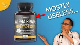 A Doctor Reviews: Onnit Alpha Brain