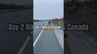 DAY 2 Biking across Canada: 75km to Arnold’s cove, NL #bikepackingtrip #bikepackingadventure