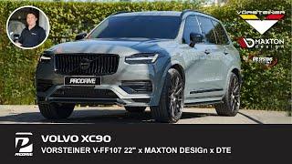 Volvo XC90 ล้อ Vorsteiner V-FF107 22” ชุดแต่ง ERST +  Maxton Design