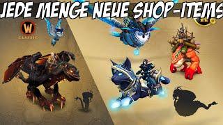 Neue Mounts für 12-MONATS-ABOS, ein SCHLANGENMOUNT angekündigt + satte Rabatte: Aktionen im WoW-Shop