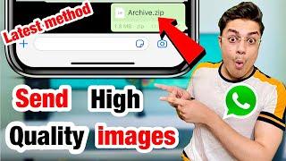 Latest Method to Share Photos,Documents on WhatsApp in iPhone Hindi