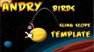  AngryBirds "Sling Scope" Template 