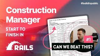 Setting up Rails App & Models - Construction Manager - Part 1