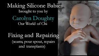 Making Silicone Babies - repair and fix pour spout, seams etc