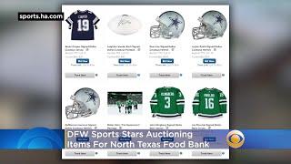 DFW Sports Stars Auctioning 'One-Of-A-Kind' Items For North Texas Food Bank