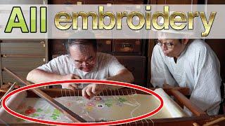 Japanese embroidery work video