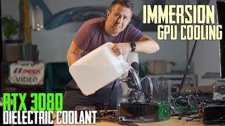 Immersion Cooling RTX 3080 ETH Mining Rig with Dielectric Coolant