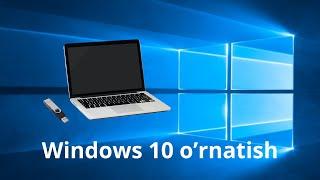 Windows 10  o'rnatish | ustanovka windows | o'zbek tilida