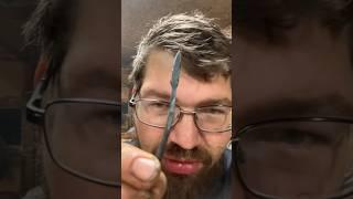 Real-time cold to critical nail trick. #blacksmith #craftsman #skills #hammer #fire #art