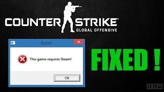 Como resolver o erro "This Game Requires Steam" do CS: GO