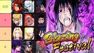 New Year Edition!!! Blazing Festival Tier List | Naruto Ultimate Ninja Blazing