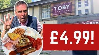 I Review TOBY CARVERY'S £4.99 BUFFET BREAKFAST! RIDICULOUS!