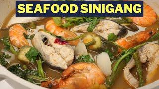 Paano Magluto ng SINIGANG NA SEAFOOD (HIPON AT ISDA)