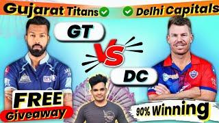 DC vs GT Dream11 Prediction, DC vs GT Dream11 Team Prediction 2023, Delhi Capitals vs Gujarat Titans