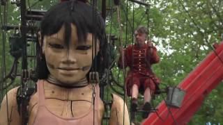 Giant marionettes take over Montreal