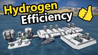 Efficient Hydrogen Liftoff Methods: Space Engineers Tutorial & Testing