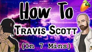 From Scratch: A Travis Scott song in 7 minutes | FL Studio Tutorial