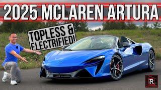 The 2025 McLaren Artura Spider Is A High-Revving Electrified Supercar That Packs A Punch