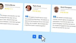 How To Make A Simple Testimonial Slider Without JS Libraries