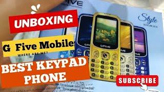 Gfive mobile unboxing. best keypad budget phone |only Mobiles4