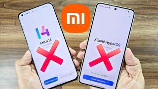 رسمياً‼️قائمة هواتف شاومي التي تم التخلي عنها  لا MIUI لا HYPEROS