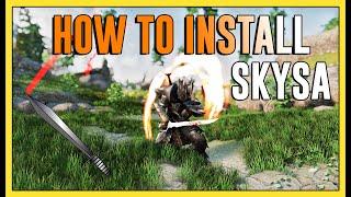 Skyrim SE GUIDE | SKYSA Tutorial and how to Install️