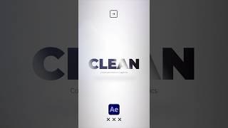 Easy Clean Corporate Motion Graphics in After Effects #tutorial