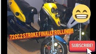 72cc Built two stroke First Ride!!!