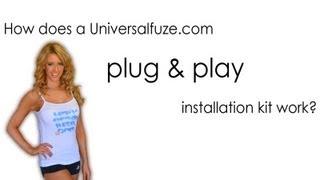 Universalfuze.com Plug and Play head unit installation kits