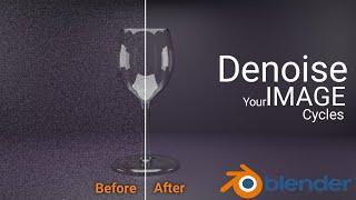 Blender 2.9_ Denoise your render image in Rendering Time  in Blender..