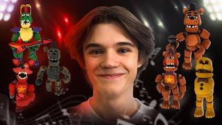 Иса лепит FNAF  Пластилиновый мир  Лепим из легкого пластилина  фигурки Фнаф