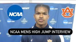 NCAA Track Interview | Nationals High Jump Final | Dontavious Hill (3rd Place)