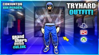 MODDED OUTFIT JOGGERS AZUL GTA ONLINE CON TORSO INVISIBLE PERMANENTE【PS4/PS5/XboxOne/Pc】