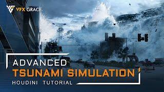 Houdini Tutorial | Advanced Tsunami Simulation Trailer