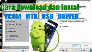 Cara download dan instal VCOM USB DRIVER