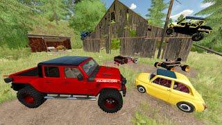 Buying Very Old Abandoned Barns at Auction | Farming Simulator 22