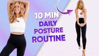 The PERFECT 10 Minute Posture Routine | Easy Daily Stretch!