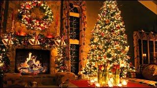 6 Hours Classic Christmas Music with Fireplace  A Good of Good Christmas Songs Playlist