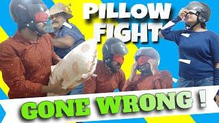 pillow fighting gone wrong - best pillow fight of all time (fail)