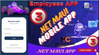 EPISODE 3 Employees Smart APP .NET 9.0 - COMPLETE  .NET MAUI IN .NET 9.0 APP- SQL,REFIT,REST API