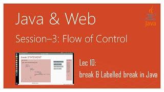 break & Labelled break in Java