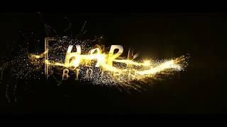 adobe after effects - HAPPY BIRTHDAY(STROKE EFFECT)