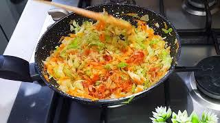 I take buckwheat and cabbage, cheap and tasty, EVEN WITHOUT MEAT! The family loves to eat!